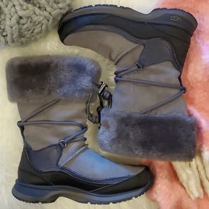 UGG Waterproof Orellen winter boot gray EUC 5.5